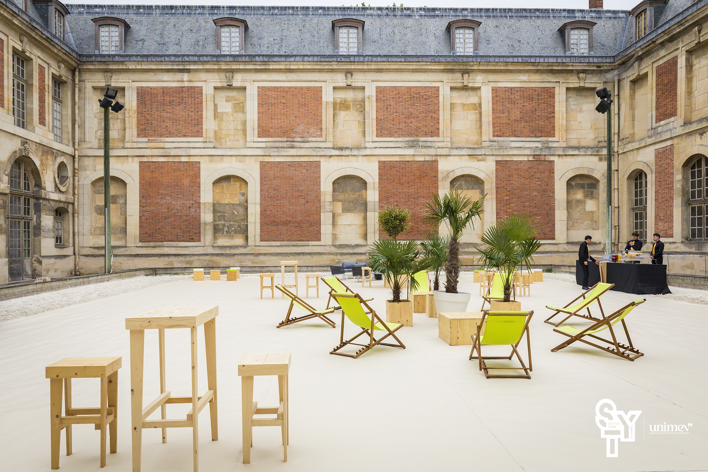 Lieu extérieur pour événement professionnel ou privé à Versailles, près de Paris
