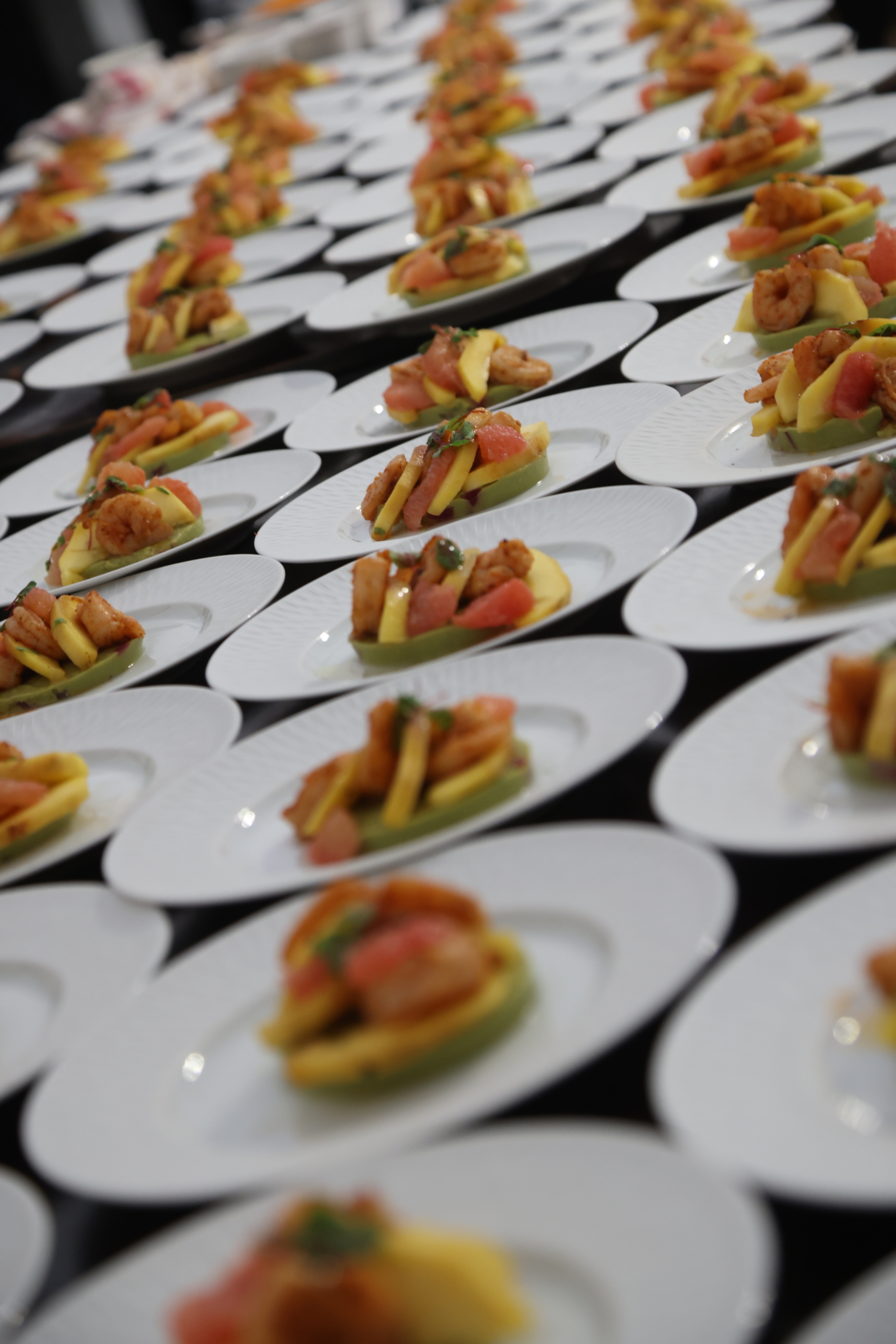 Manège de l'Académie Équestre de Versailles - format dîner de gala - plat traiteur