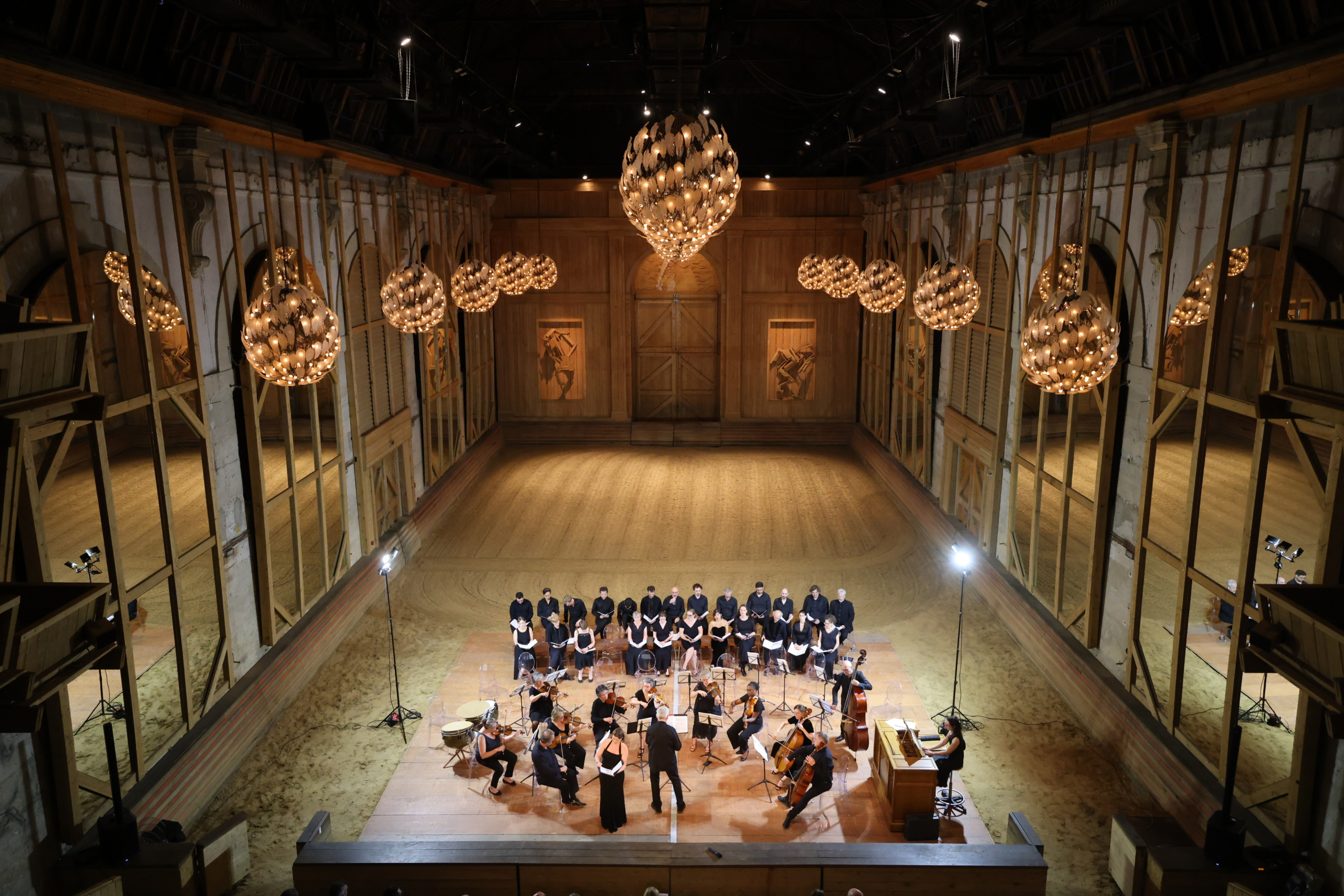 Manège de l'Académie Équestre de Versailles - Format Concert avec un orchestre 
